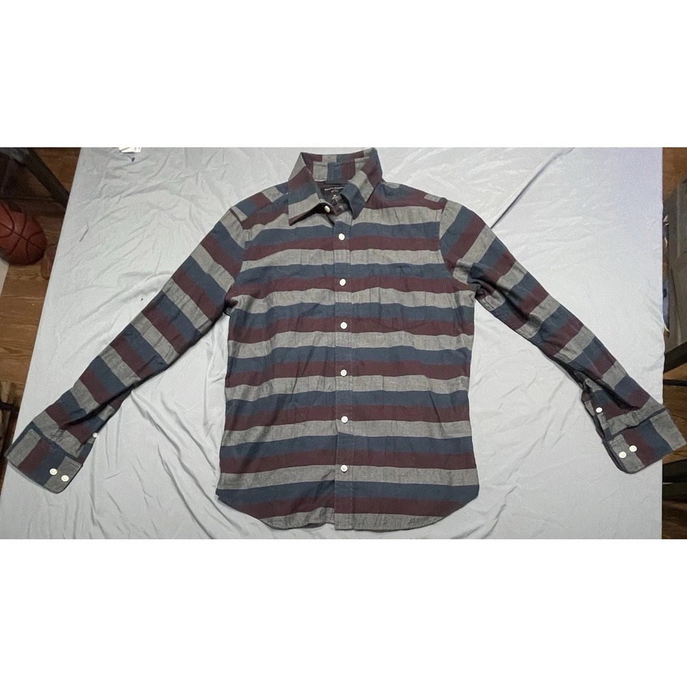 Banana Republic Soft Wash Striped Shirt Size Medium